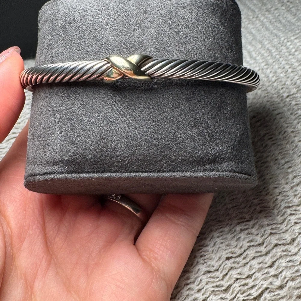 David Yurman Crossover Cable Bracelet 5mm Small - Picture 5 of 13